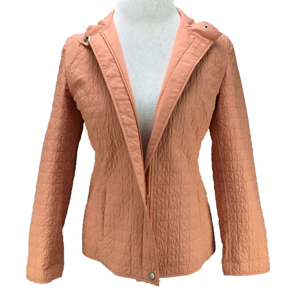 TALBOTS lightweight quilted zip-up jacket - SZ 6 petite